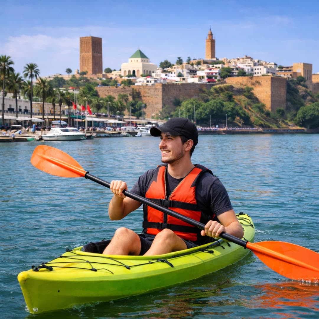 Balade en Kayak dans l'océan  2