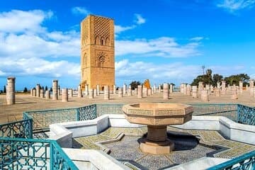 Visite du mausolée Mohamed V & Tour Hassan 3